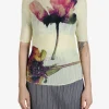 Tops>ISSEY MIYAKE Pressed Flora Pleats Top