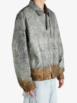 Jackets & Coats>DRIES VAN NOTEN Printed Cotton Jacket