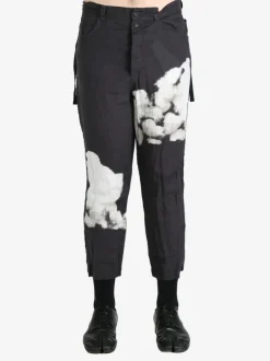 Pants>UNDERCOVER Printed Linen Trouser