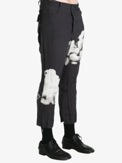 Pants>UNDERCOVER Printed Linen Trouser