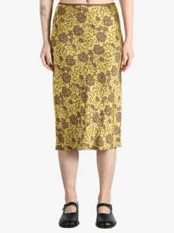 Skirts>DRIES VAN NOTEN Printed Viscose Skirt