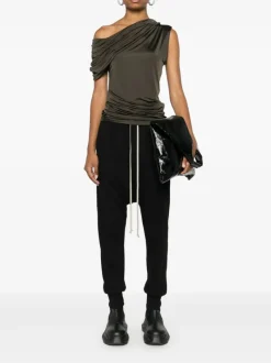 Pants>RICK OWENS DRKSHDW Prisoner Drawstring Pants