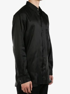 Shirts>COMME DES GARCONS SHIRT Regular Fit Cupro Dress Shirt