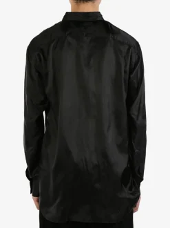 Shirts>COMME DES GARCONS SHIRT Regular Fit Cupro Dress Shirt