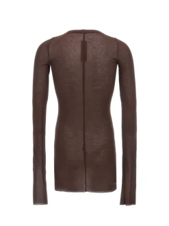 T-shirts>RICK OWENS Rib LS T-Shirt