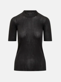 Shirts>JIL SANDER Ribbed Crewneck T-Shirt