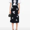 Skirts>SHUSHU/TONG Ribbon Jacquard Skirt