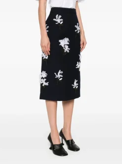 Skirts>SHUSHU/TONG Ribbon Jacquard Skirt