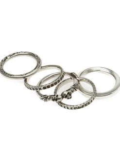 Jewelry | Jewelry>WERKSTATT MUNCHEN 5 Ring Combination Skull