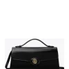 Bags>TORY BURCH Robinson Spazzolato Top Handle Chain Wallet