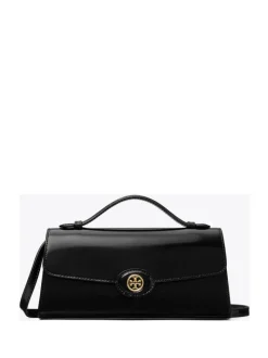 Bags>TORY BURCH Robinson Spazzolato Top Handle Chain Wallet