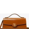 Bags>TORY BURCH Robinson Spazzolato Top Handle Chain Wallet