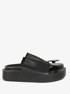 Sandals>UMA WANG Round Slide