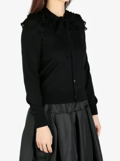 Knitwear>COMME DES GARCONS COMME DES GARCONS Ruffle Neckline Cardigan