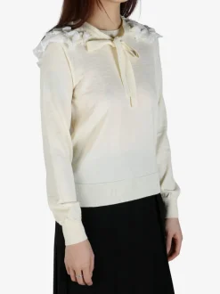Knitwear>COMME DES GARCONS COMME DES GARCONS Ruffle Neckline Sweater
