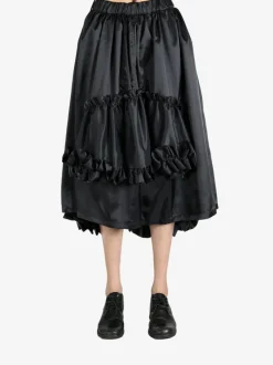 Skirts>COMME DES GARCONS NOIR Ruffle Trimmed Skirt