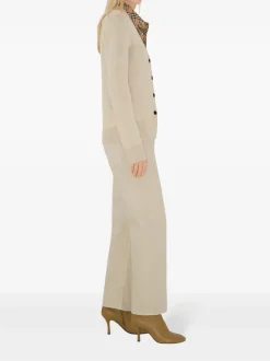 Knitwear>BURBERRY s Check Label Wool Cardigan