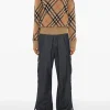 Knitwear>BURBERRY s Check Wool Blend Sweater