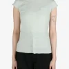 Tops>MERYLL ROGGE s Crew Neck Sweater w/ Cap Sleeve