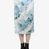 Skirts>MERYLL ROGGE s Knee Length Slip Skirt w/ Piping
