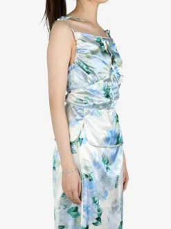Tops>MERYLL ROGGE s Open-Back Top w/ Piping