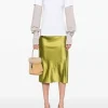 Skirts>DRIES VAN NOTEN Satin Skirt