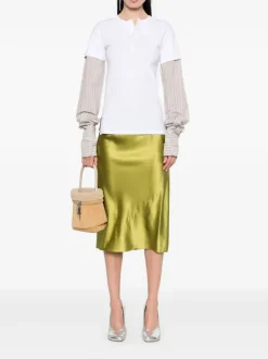 Skirts>DRIES VAN NOTEN Satin Skirt