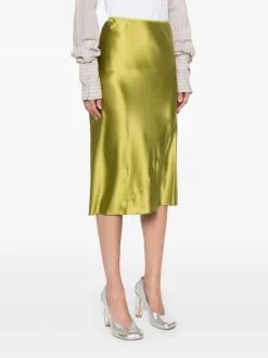 Skirts>DRIES VAN NOTEN Satin Skirt