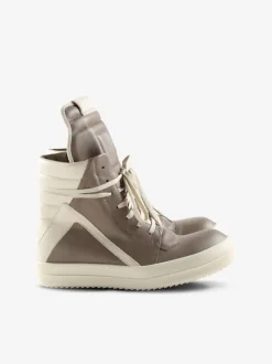 Sneakers>RICK OWENS Scarpe In Pelle Geobasket Sneakers