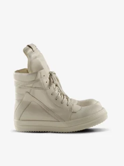 Sneakers>RICK OWENS Scarpe In Pelle Geobasket Sneakers