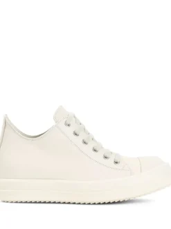 Sneakers>RICK OWENS Scarpe In Pelle Low Sneakers