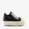 Sneakers>RICK OWENS Scarpe In Pelle Mega Bumper Low Sneakers