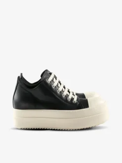 Sneakers>RICK OWENS Scarpe In Pelle Mega Bumper Low Sneakers