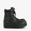 Sneakers>RICK OWENS Scarpe In Pelle Mega Bumper Sneakers