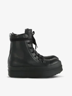 Sneakers>RICK OWENS Scarpe In Pelle Mega Bumper Sneakers