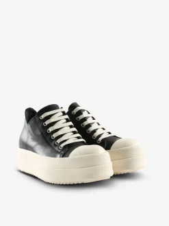 Sneakers>RICK OWENS Scarpe In Pelle Mega Bumper Low Sneakers