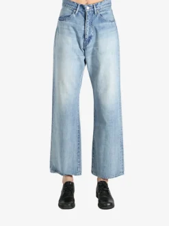 Jeans>AURALEE Selvedge Faded Light Denim Pants