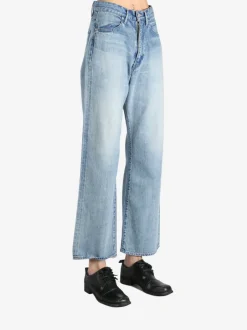 Jeans>AURALEE Selvedge Faded Light Denim Pants