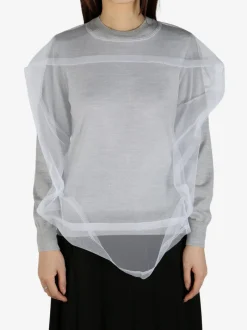 Shirts>COMME DES GARCONS Semi-Transparent Blouse