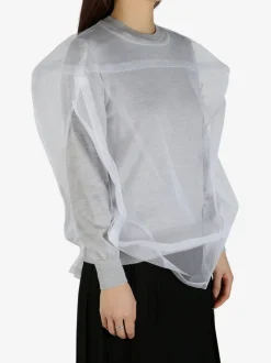 Shirts>COMME DES GARCONS Semi-Transparent Blouse