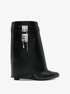 Boots>GIVENCHY Shark Lock Ankle Boots