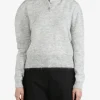 Knitwear>AMOMENTO Sheer Collar Pullover Knitwear