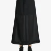 Skirts>AMOMENTO Sheer Maxi Long Skirt
