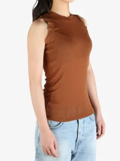 Tops>AURALEE Sheer Rib Tank Top