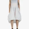 Dresses>AMOMENTO Sheer Volume Dress
