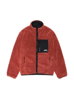 Jackets & Coats>STUSSY Sherpa Reversible Jacket