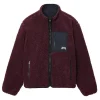 Jackets & Coats>STUSSY Sherpa Reversible Jacket