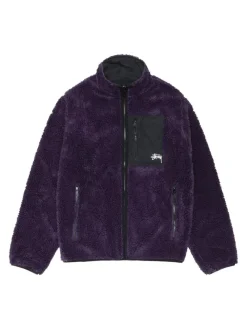 Jackets & Coats>STUSSY Sherpa Reversible Jacket