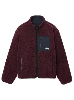 Jackets & Coats>STUSSY Sherpa Reversible Jacket