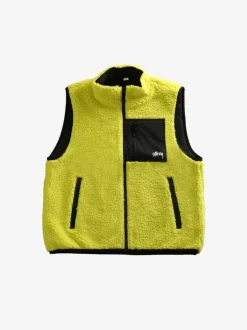 Jackets & Coats>STUSSY Sherpa Reversible Vest